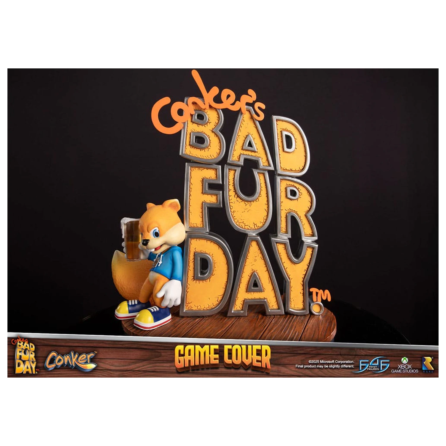 Conker´s Bad Fur Day soška Game Cover Exclusive Edition 45 cm produktová fotografia