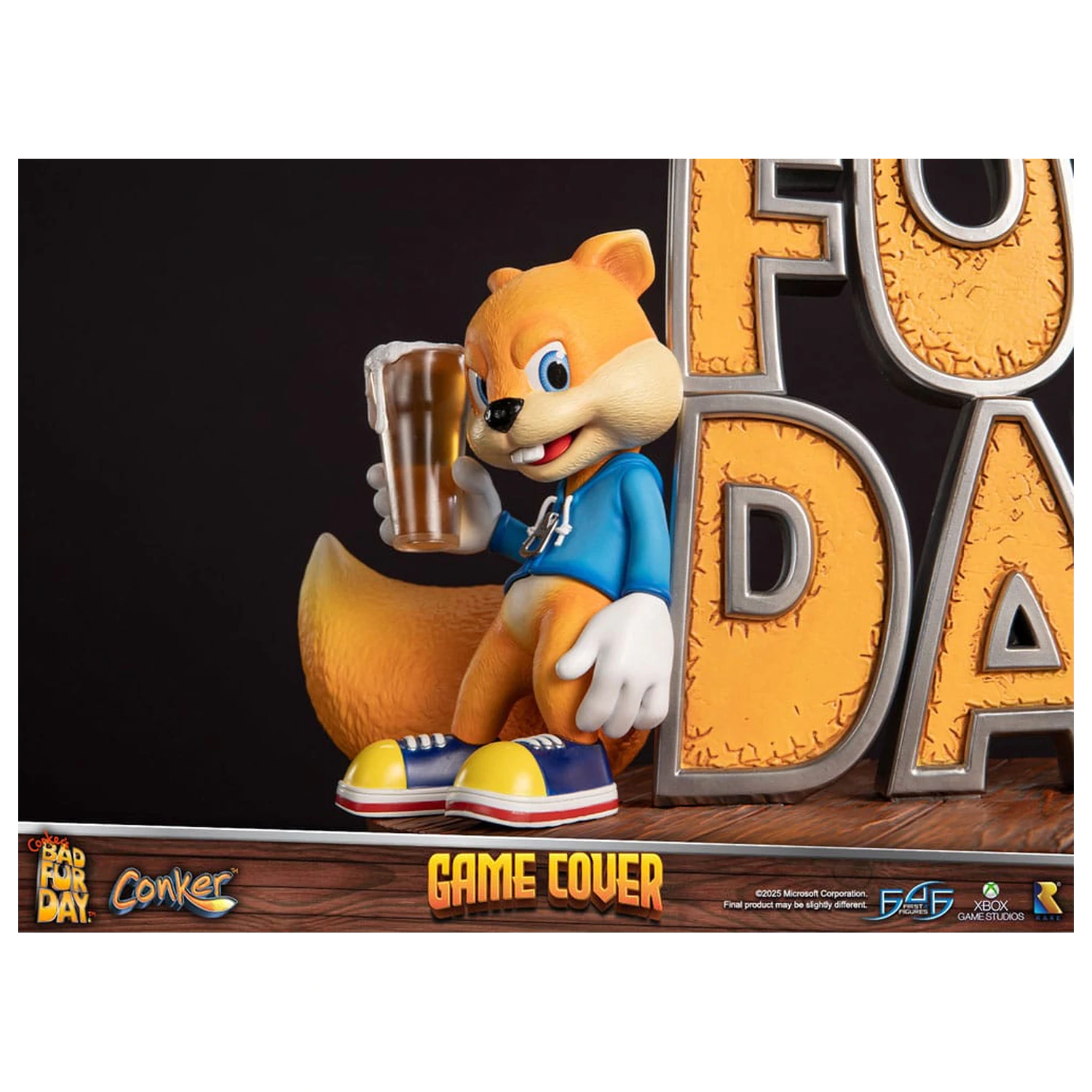 Conker´s Bad Fur Day soška Game Cover Exclusive Edition 45 cm produktová fotografia