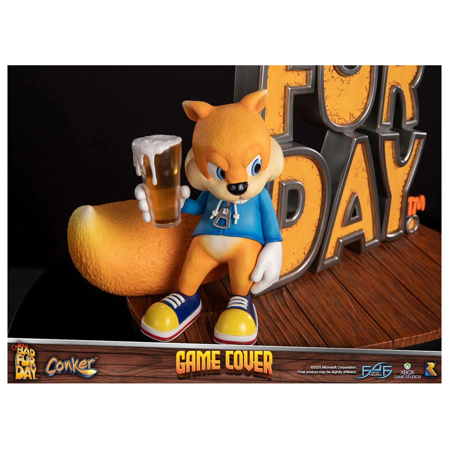 Conker´s Bad Fur Day soška Game Cover Exclusive Edition 45 cm produktová fotografia