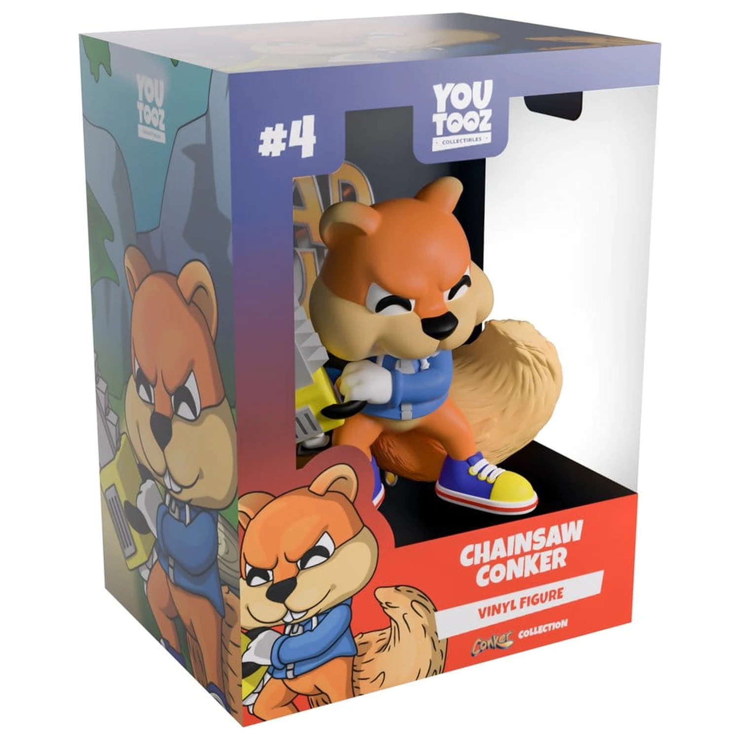 Conker’s Bad Fur Day Vinylová figúrka Chainsaw Conker 8 cm produktová fotografia