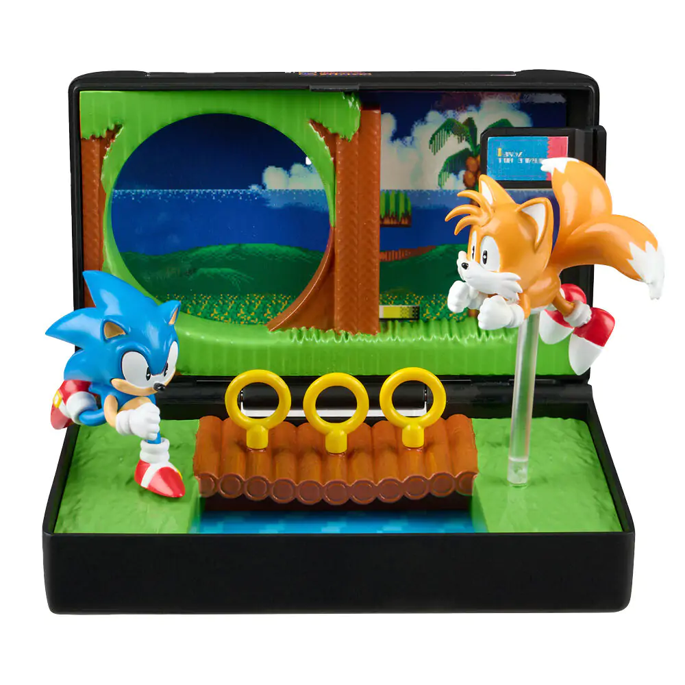 Console Heroes Sonic The Hedgehog 2 Mega Drive diorama produktová fotografia