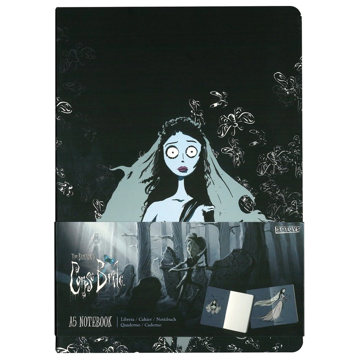 Corpse Bride mäkká väzba Notebook Emily 21 cm produktová fotografia