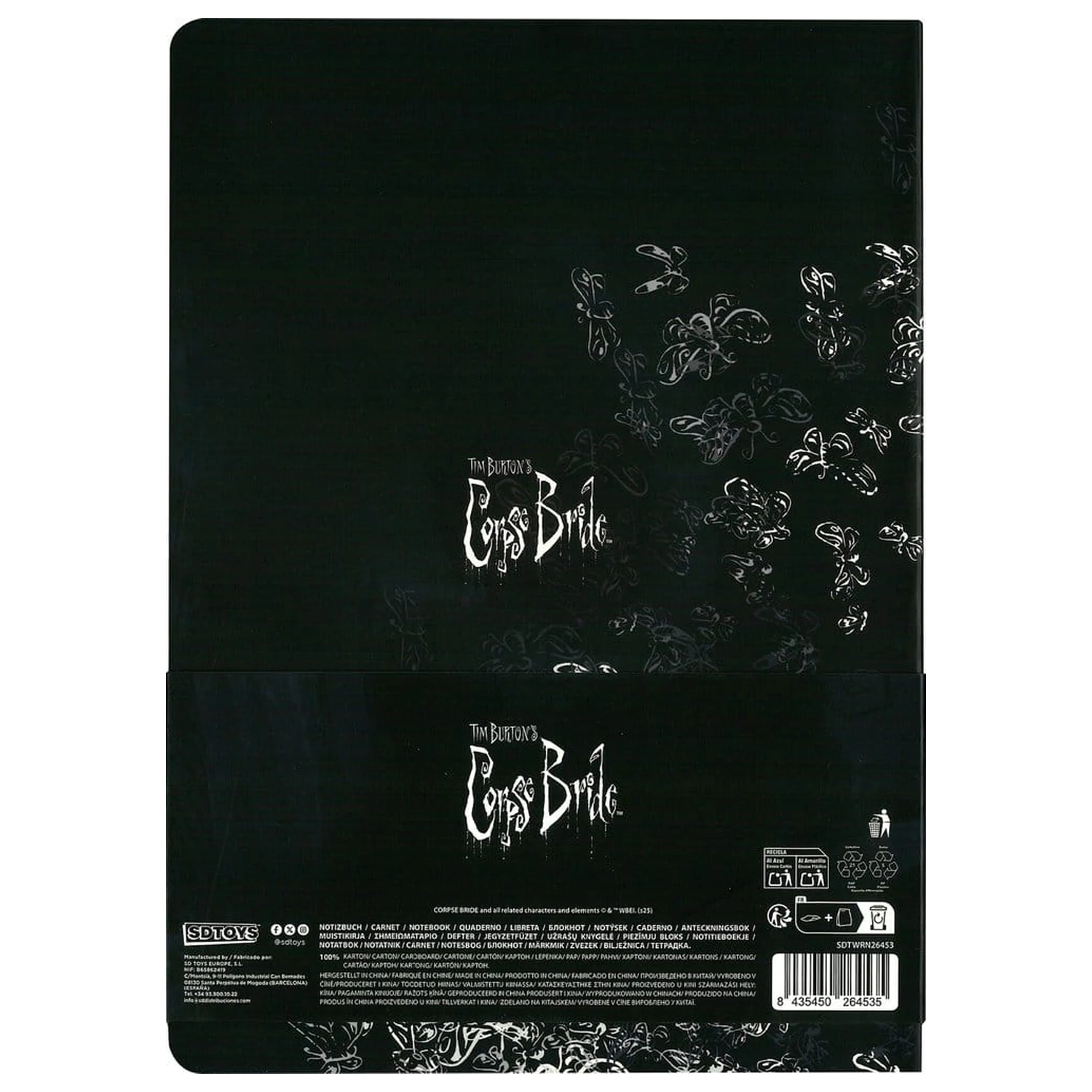 Corpse Bride mäkká väzba Notebook Emily 21 cm produktová fotografia