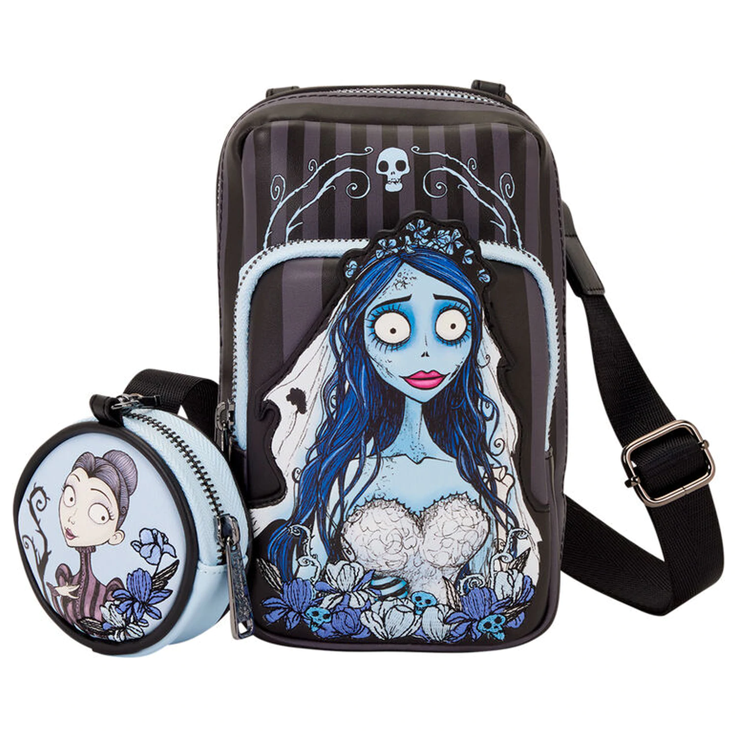 Loungefly Corpse Bride taška cez rameno + peňaženka produktová fotografia