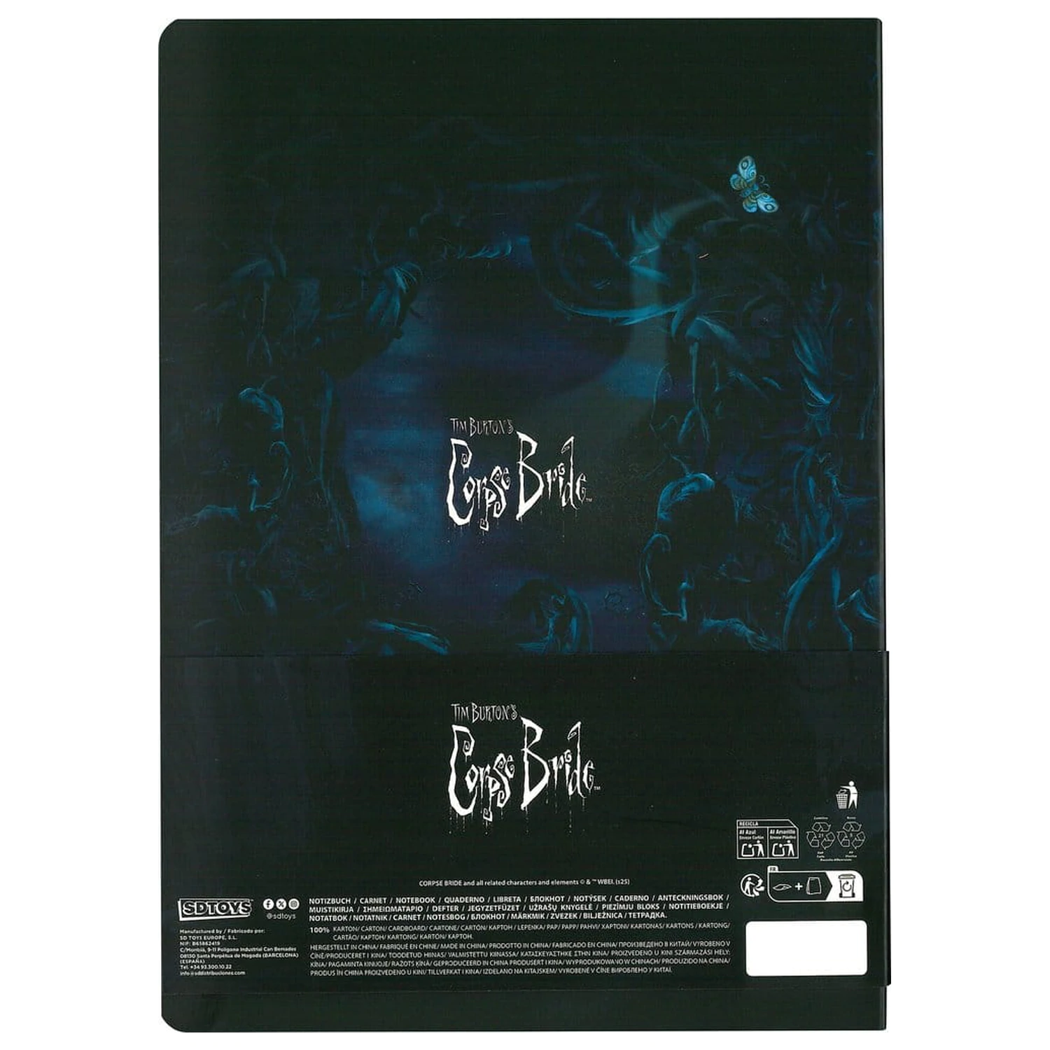 Corpse Bride Mäkký obal Zápisník Movie Poster 21 cm produktová fotografia