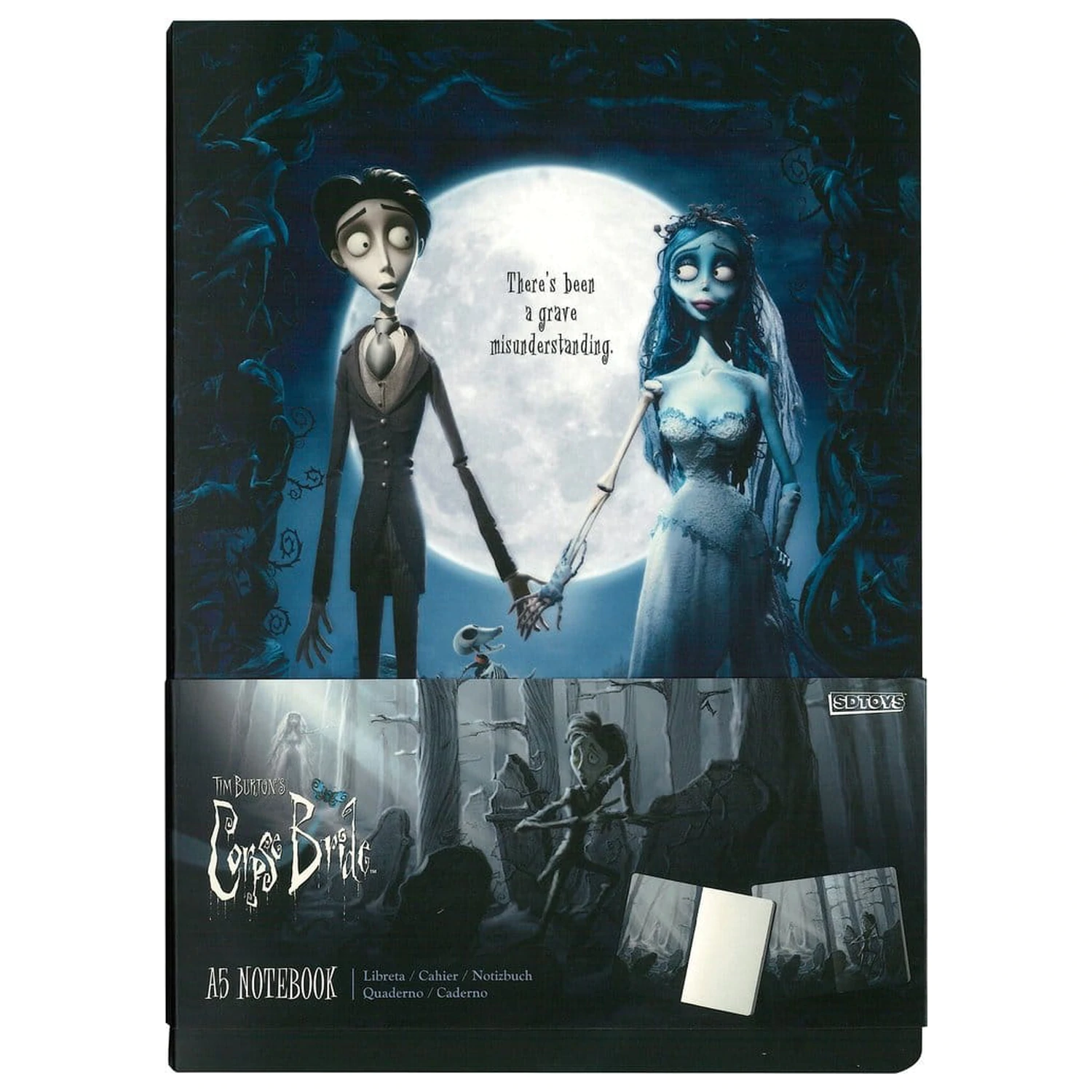 Corpse Bride Mäkký obal Zápisník Movie Poster 21 cm produktová fotografia