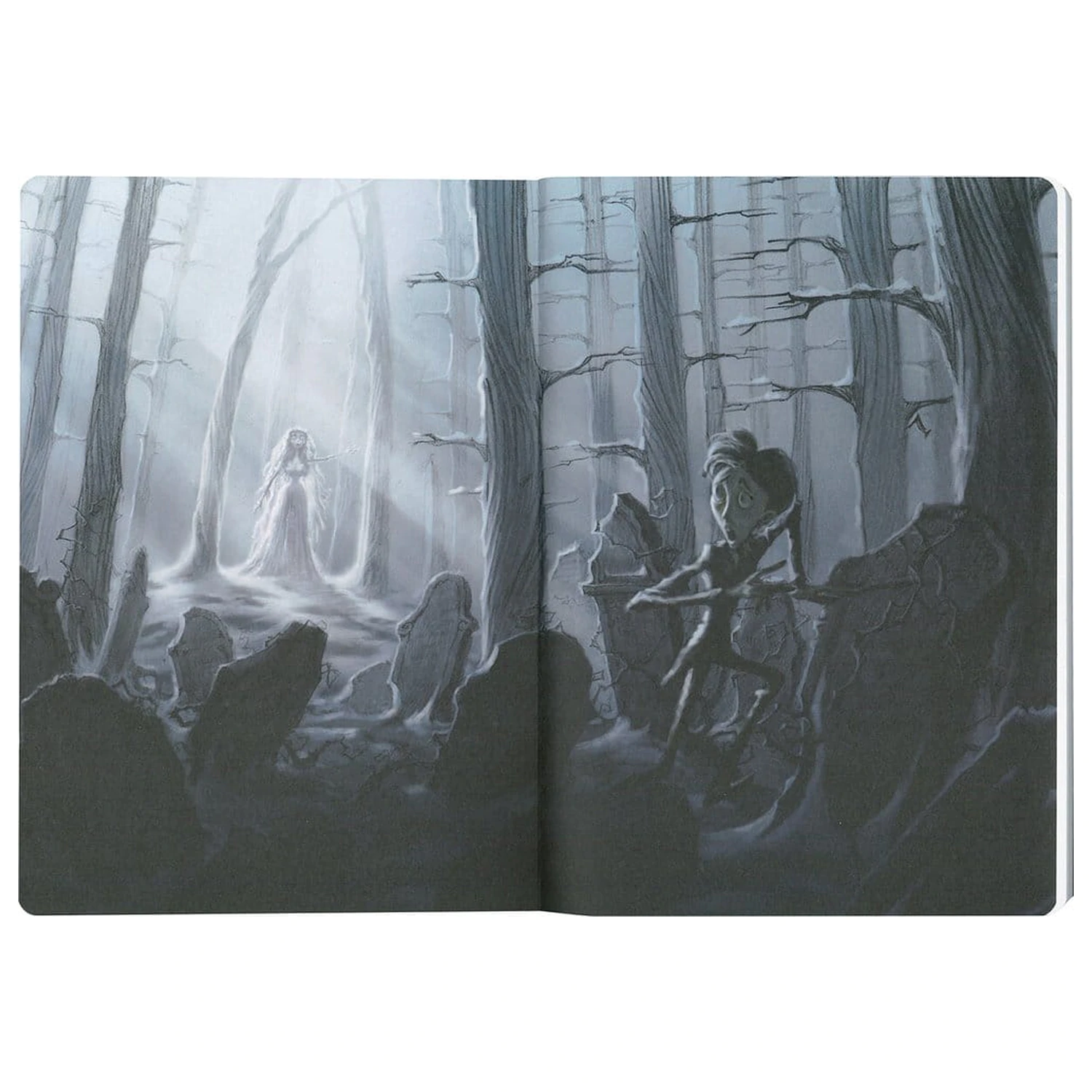 Corpse Bride Mäkká väzba Notebook Skeleton ver. B 21 cm produktová fotografia
