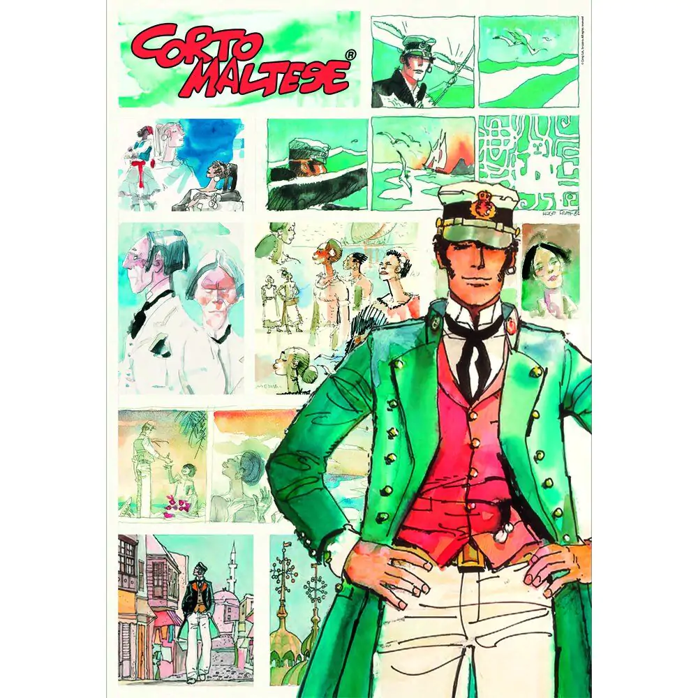 Corto Maltese puzzle 1000ks produktová fotografia