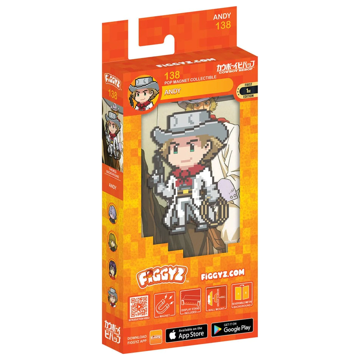 Cowboy Bebop FiGGYZ magnet zberateľský Andy 11 cm produktová fotografia