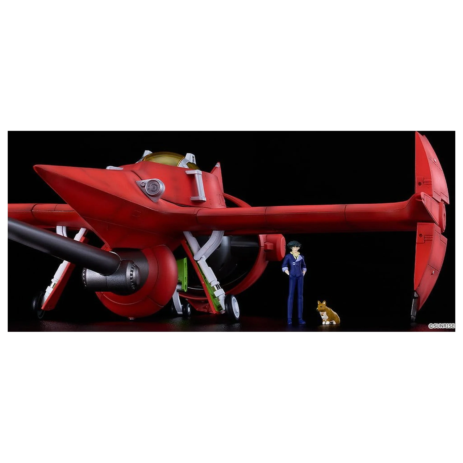 Cowboy Bebop Moderoid Plastová stavebnica modelu DX-SCALE 1/48 Swordfish II 36 cm produktová fotografia
