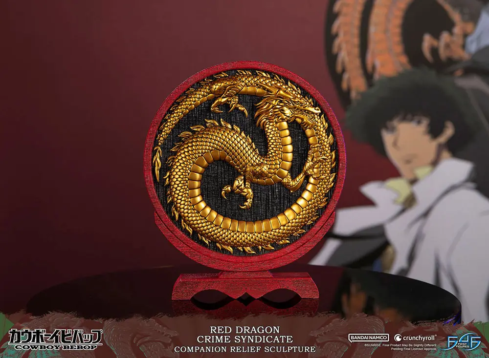 Cowboy Bebop Socha Red Dragon Crime Syndicate Companion Reliéf 35 cm produktová fotografia