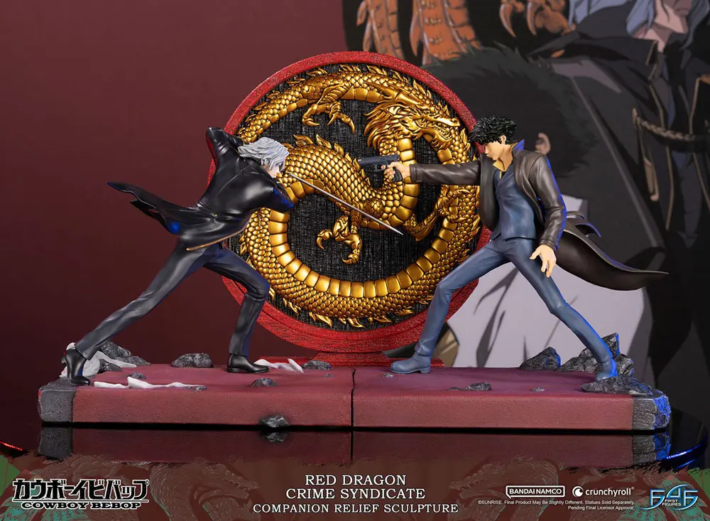 Cowboy Bebop Socha Red Dragon Crime Syndicate Companion Reliéf 35 cm produktová fotografia
