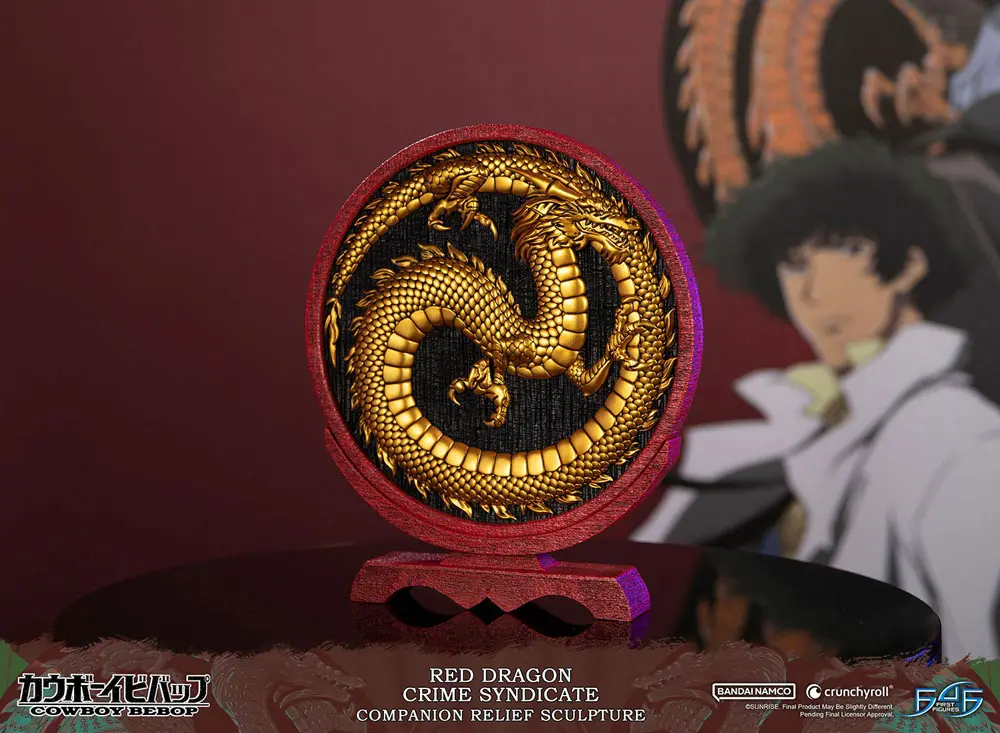 Cowboy Bebop Socha Red Dragon Crime Syndicate Companion Reliéf 35 cm produktová fotografia