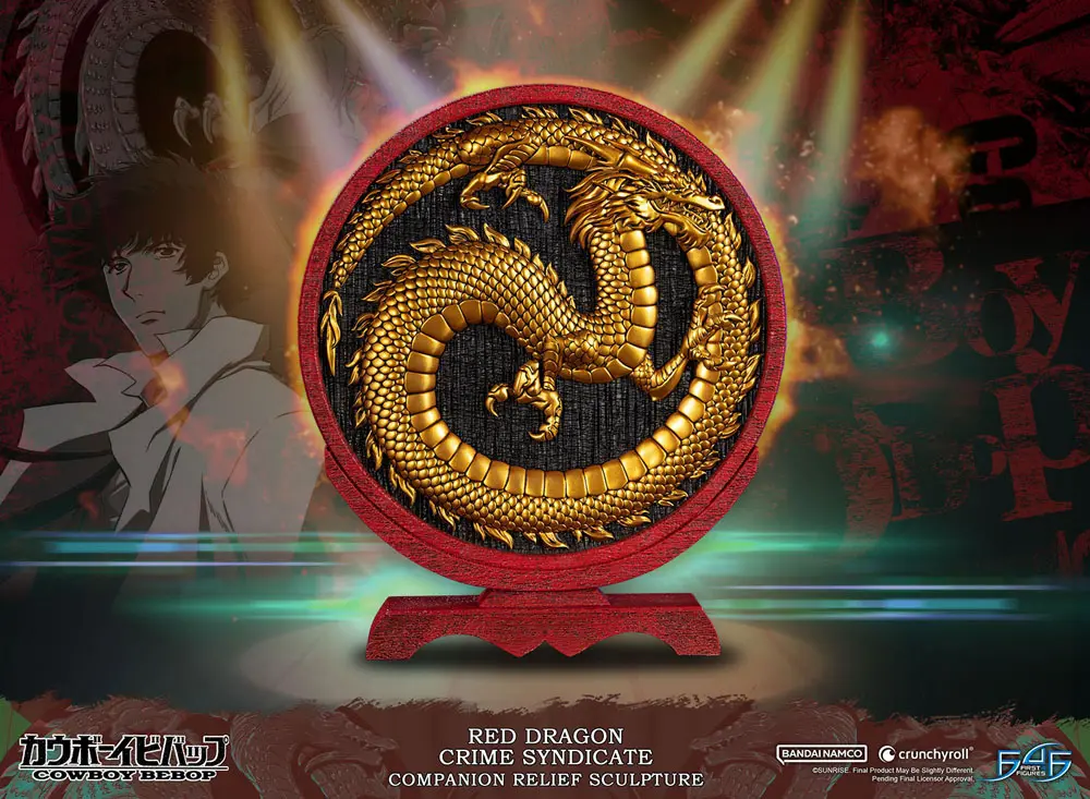 Cowboy Bebop Socha Red Dragon Crime Syndicate Companion Reliéf 35 cm produktová fotografia