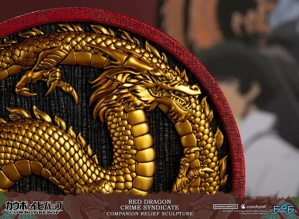 Cowboy Bebop Socha Red Dragon Crime Syndicate Companion Reliéf 35 cm produktová fotografia