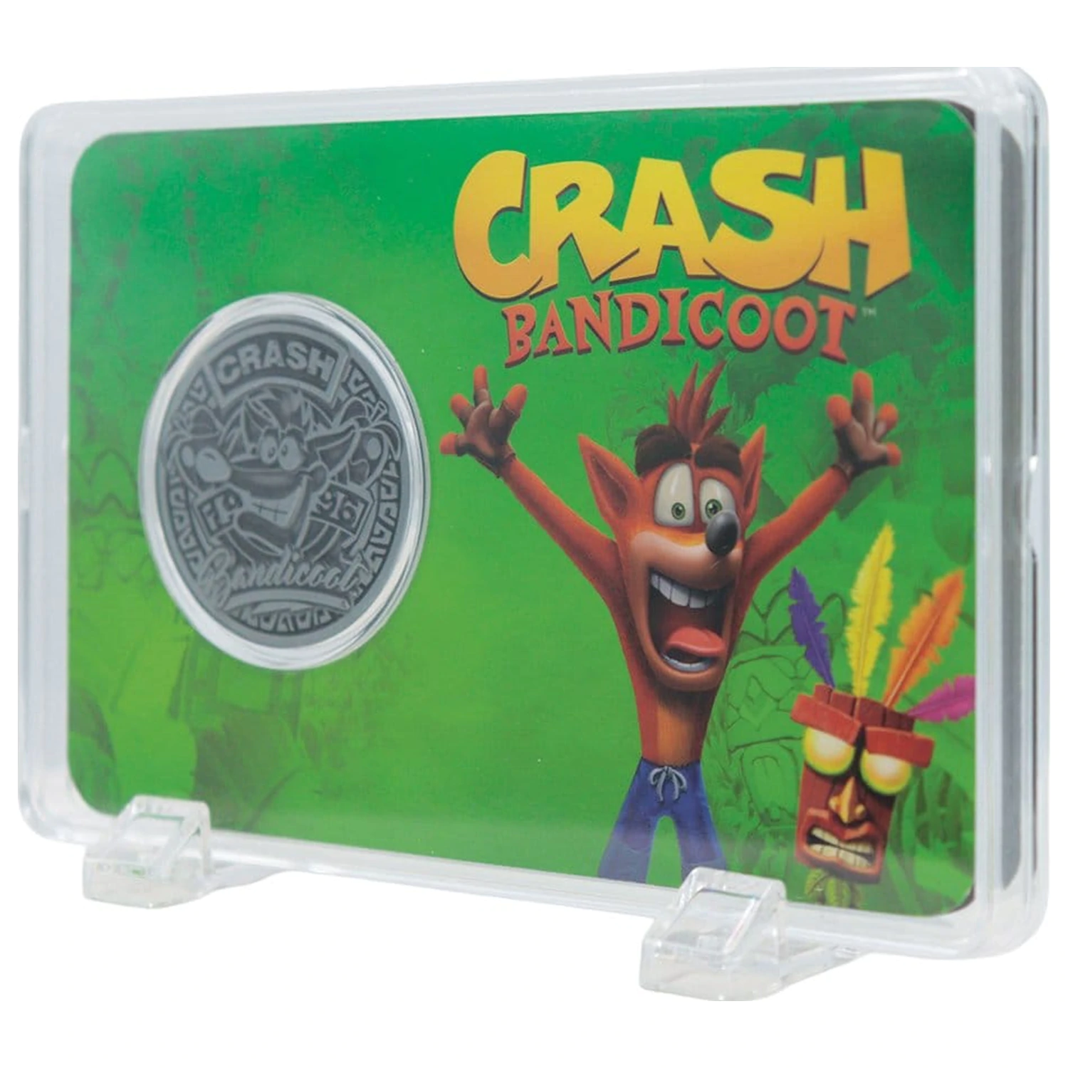 Crash Bandicoot Zberateľská minca v prezentácii Limitovaná Edícia produktová fotografia