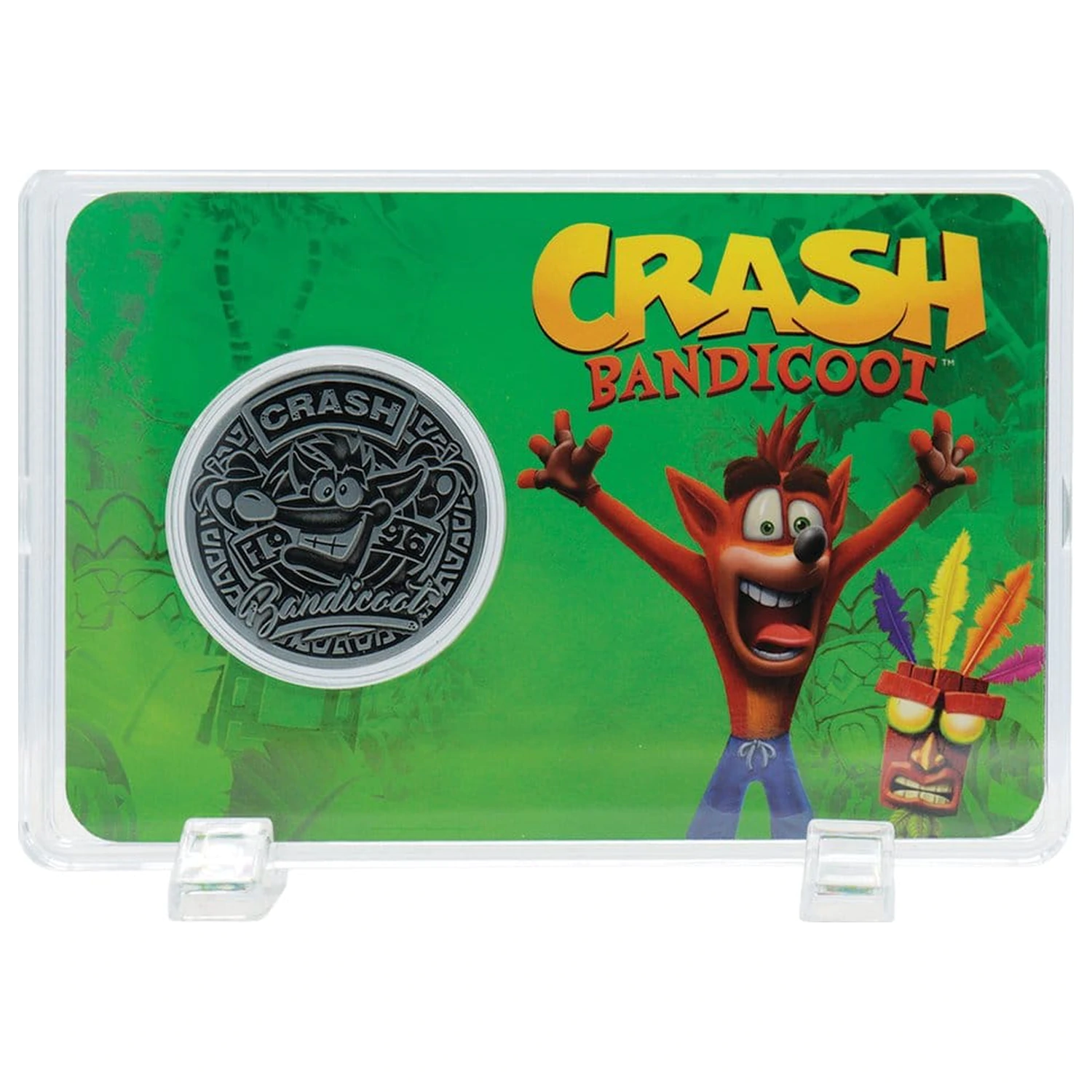 Crash Bandicoot Zberateľská minca v prezentácii Limitovaná Edícia produktová fotografia