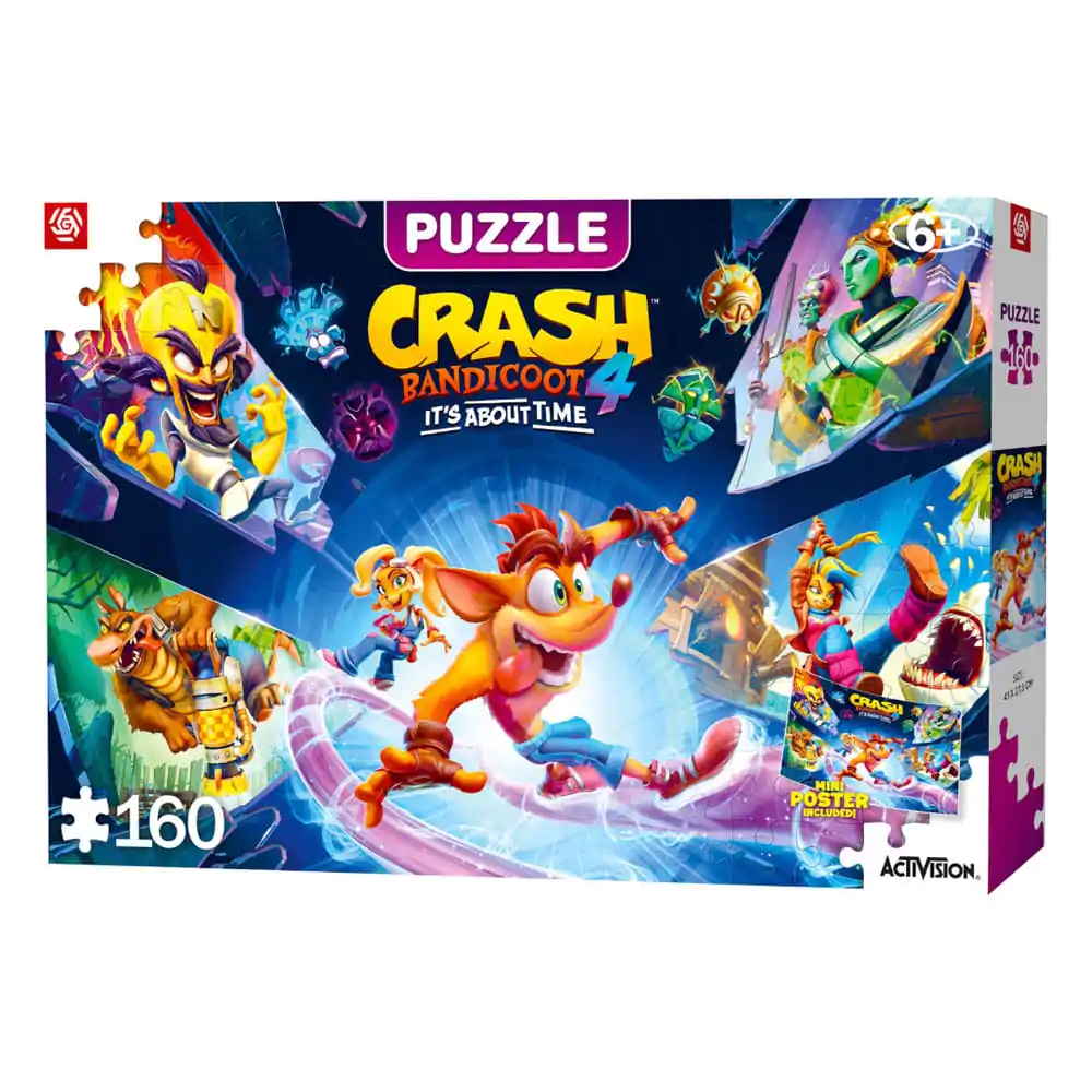 Crash Bandicoot 4 Kids Puzzle It's About Time (160 ks) termékfotó