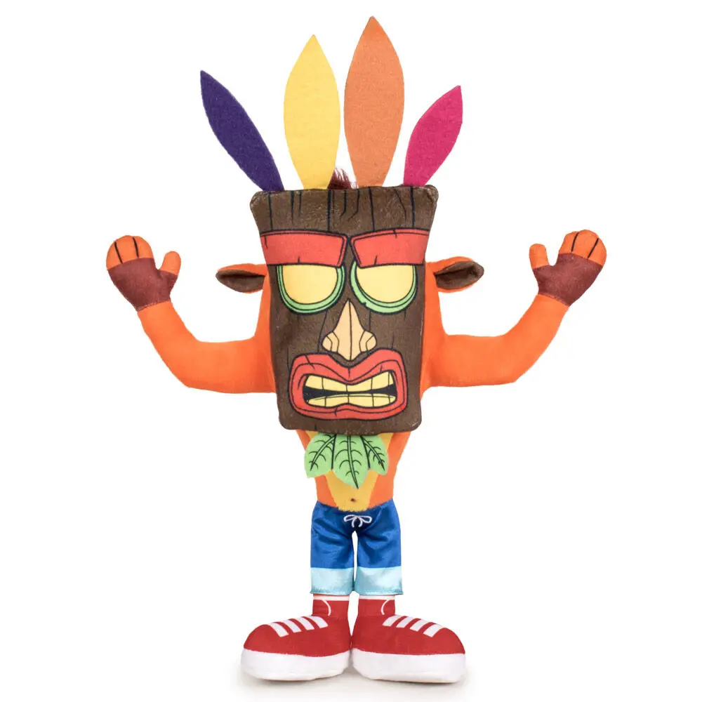 Crash Bandicoot Maska plyšová hračka 21cm produktová fotografia