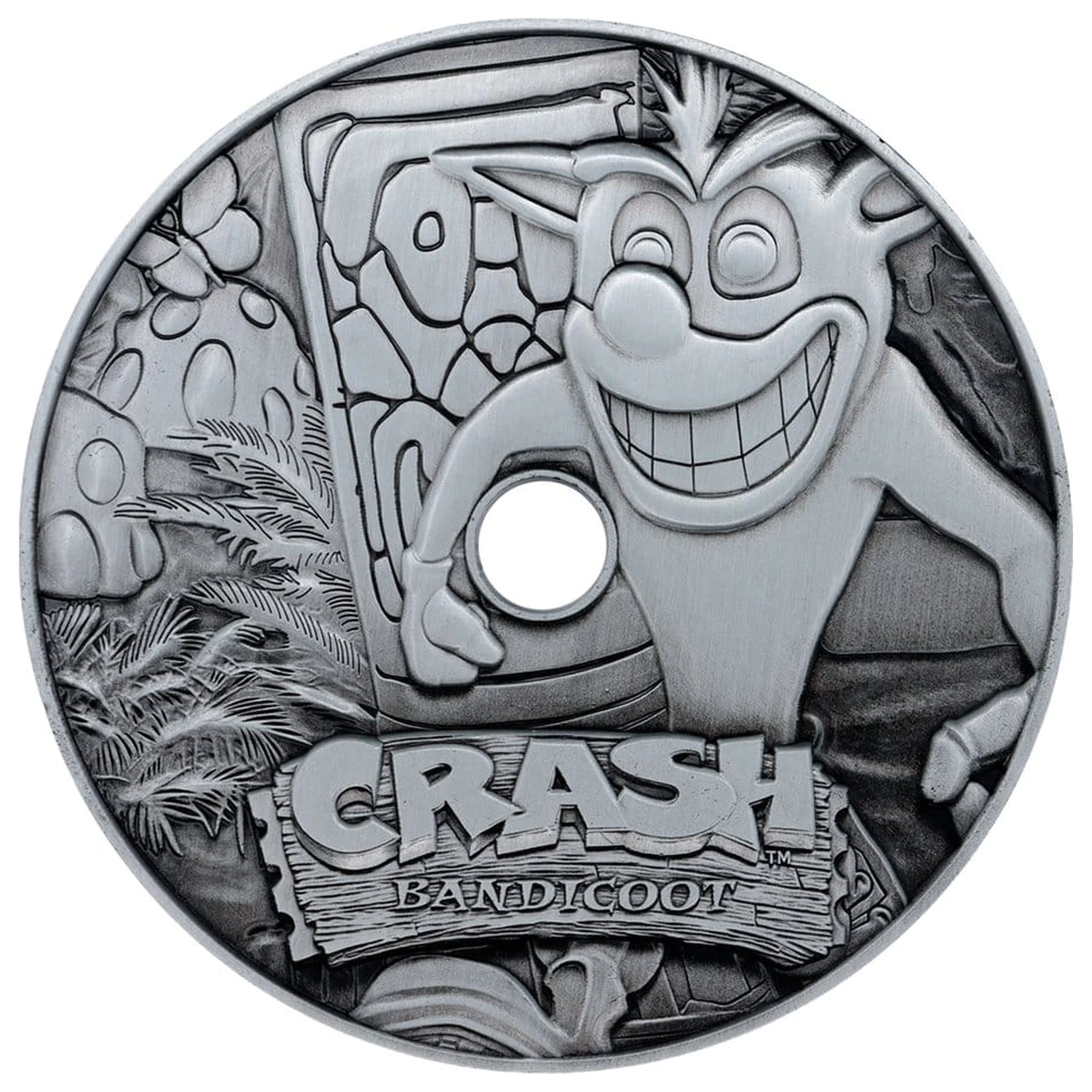 Crash Bandicoot replika kovový CD-ROM zberateľský limitovaná edícia 11 cm produktová fotografia