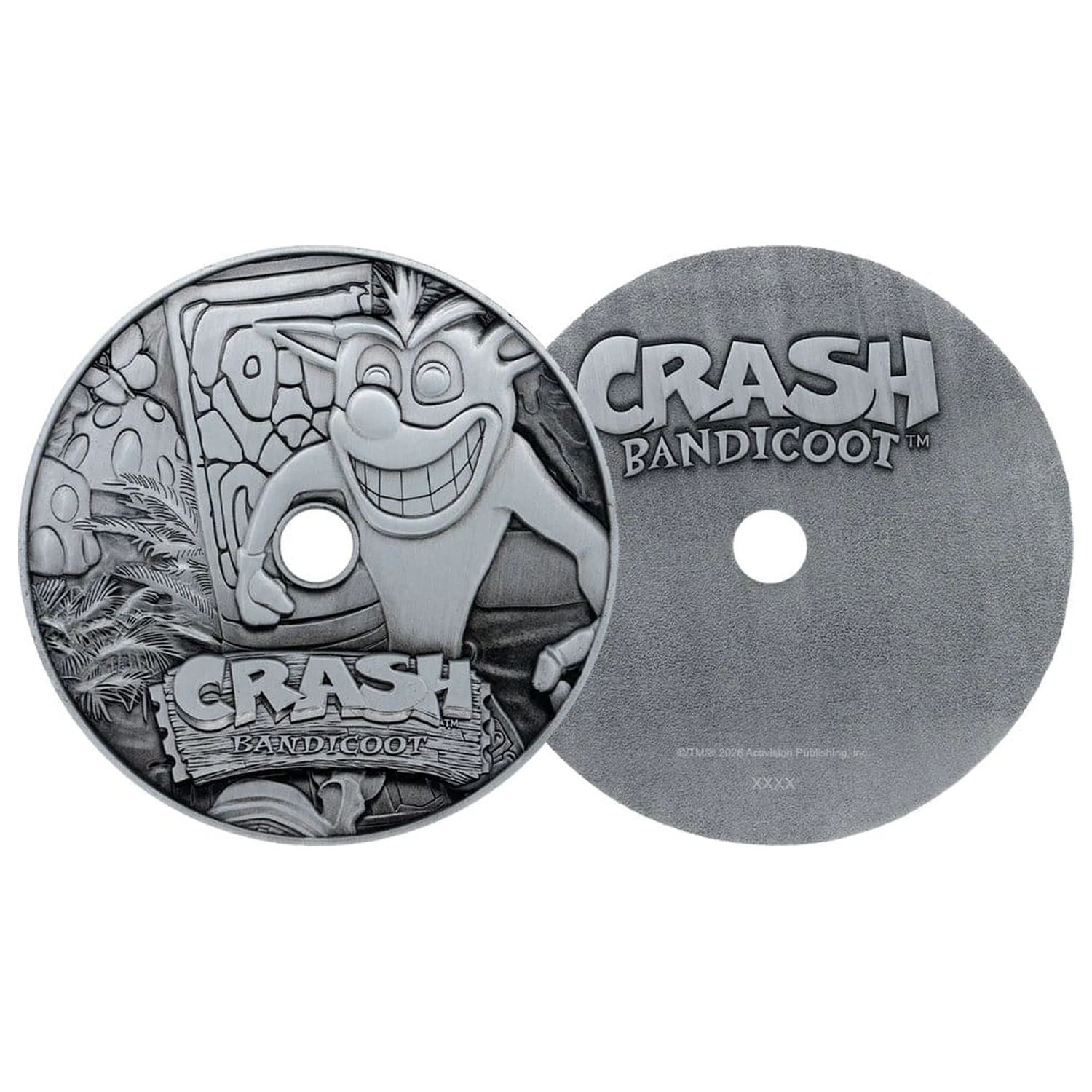 Crash Bandicoot replika kovový CD-ROM zberateľský limitovaná edícia 11 cm produktová fotografia