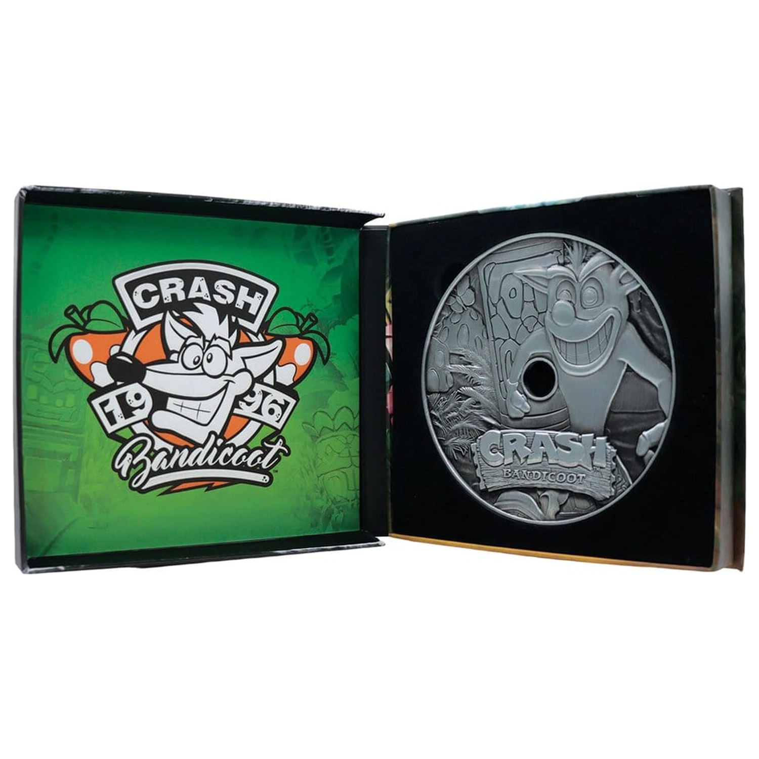Crash Bandicoot replika kovový CD-ROM zberateľský limitovaná edícia 11 cm produktová fotografia