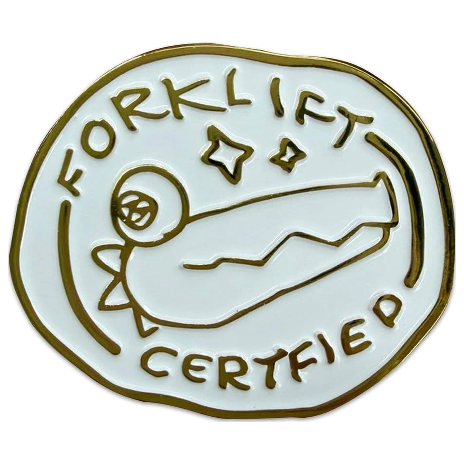 Crashout Crew Pin Badge certifikovaný na VZV produktová fotografia