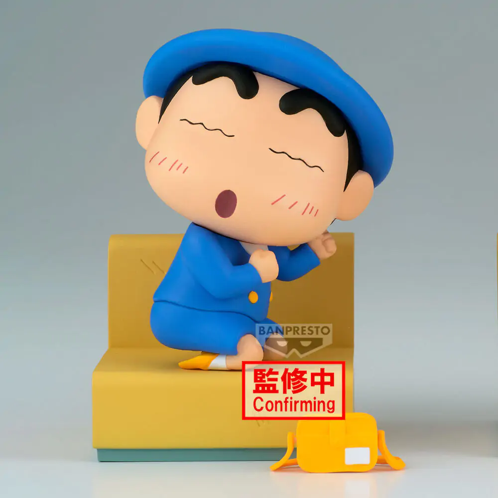 Crayon Shinchan Nakayoshi Memories Let's Go To Kindergarten Shinnosuke figúrka 10cm produktová fotografia