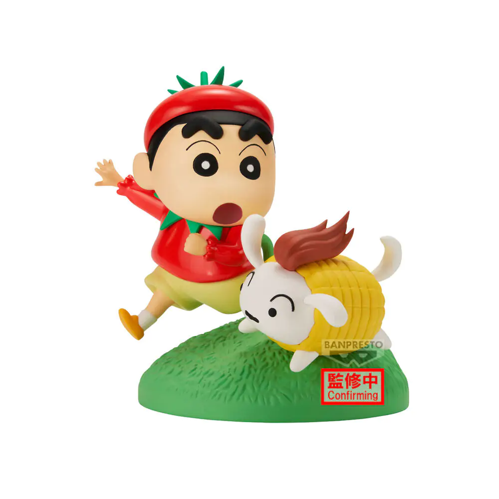 Crayon Shinchan Shinnosuke Kostým zeleniny figúrka 10cm produktová fotografia