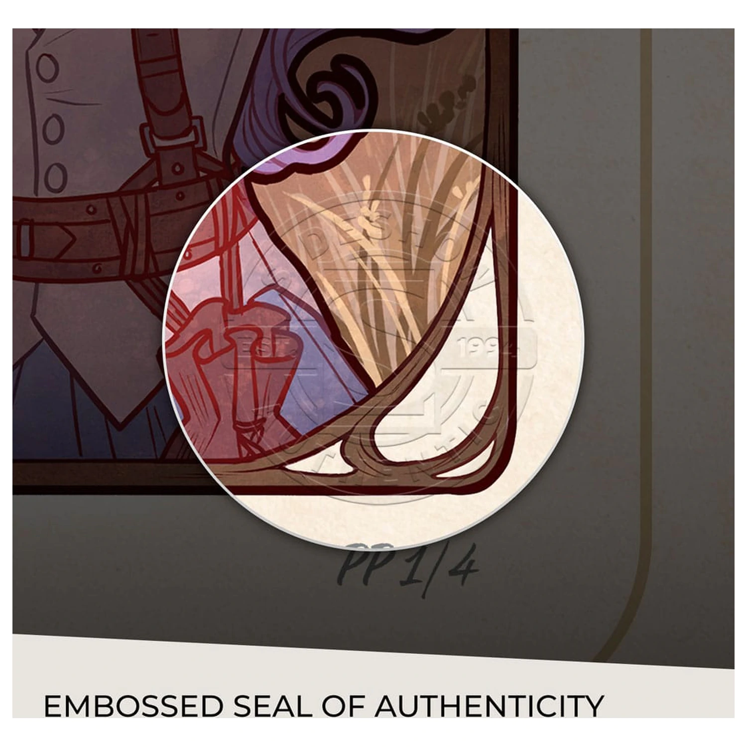 Critical Role Art Print Laura Bailey: 10th Anniversary Art Nouveau Ilustrácie 46 x 28 cm - nezarámované produktová fotografia