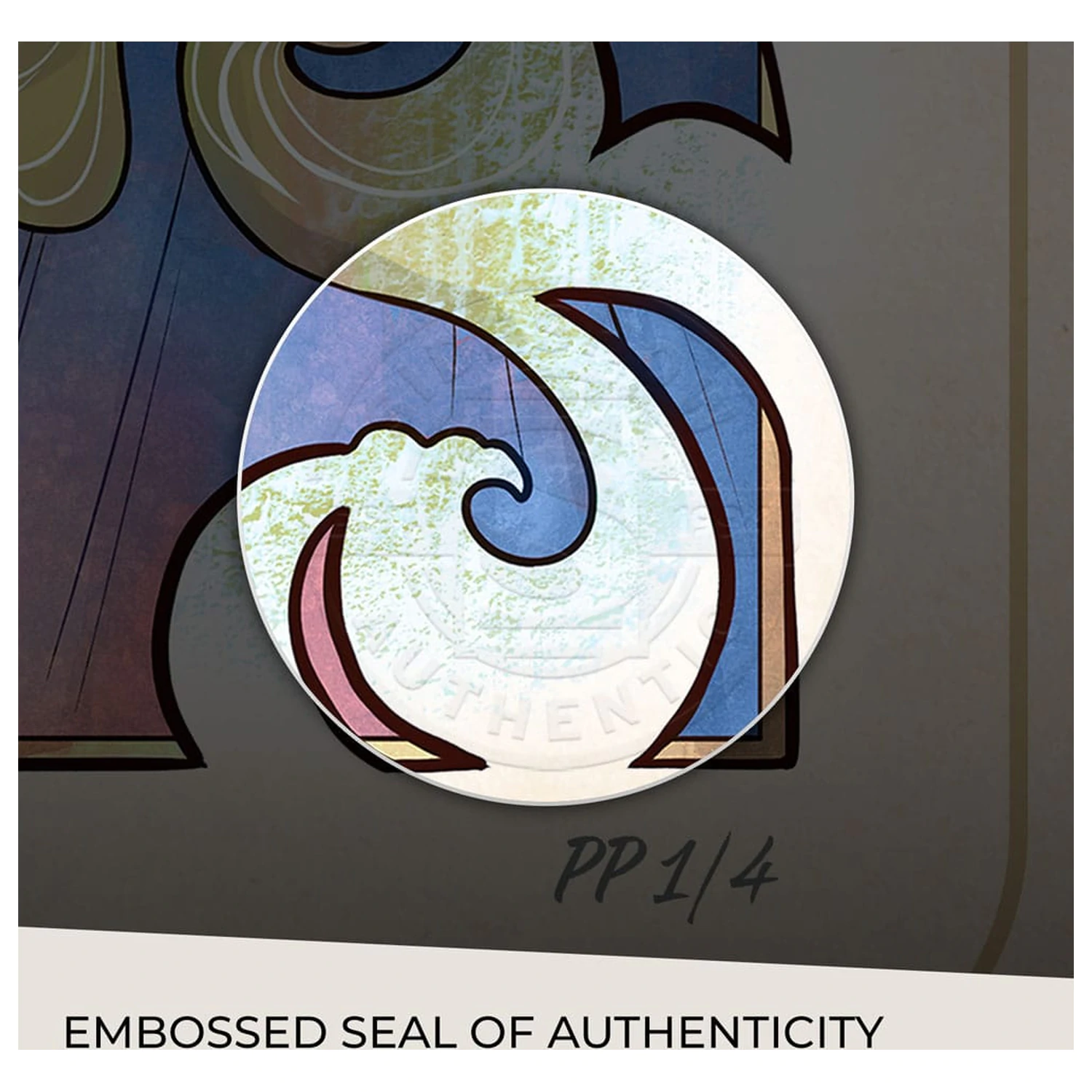 Critical Role Art Print Matthew Mercer: 10th Anniversary Art Nouveau Ilustrácie 46 x 28 cm - nezarámované produktová fotografia