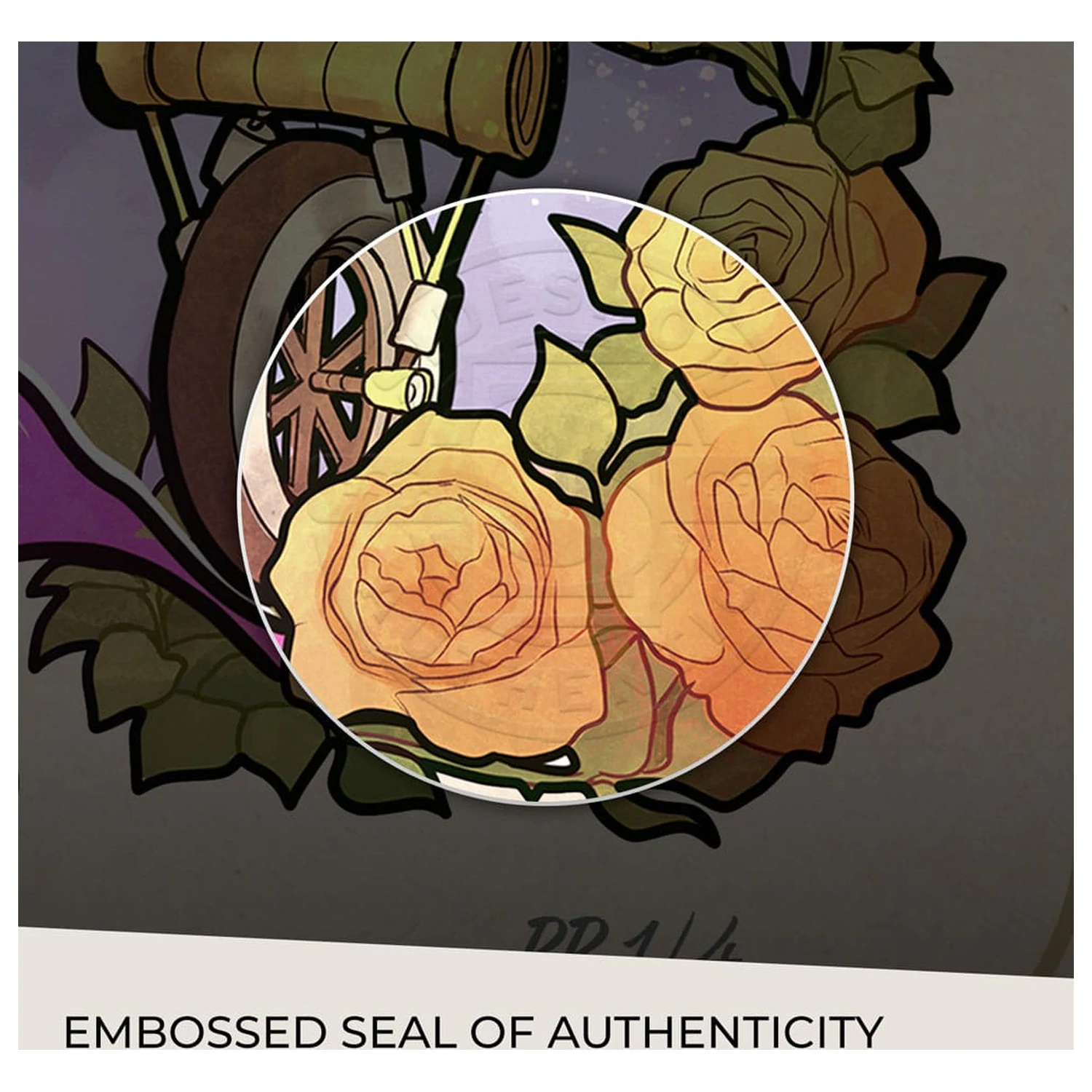 Critical Role Umelecká Tlač Sam Riegel: 10th Anniversary Art Nouveau Ilustrácie 46 x 28 cm - nezarámované produktová fotografia