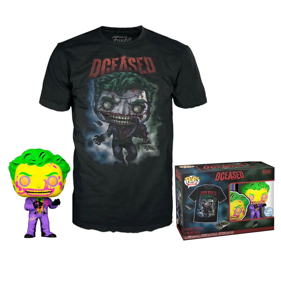 DC Comics POP! & Tee Box Joker (S) termékfotó