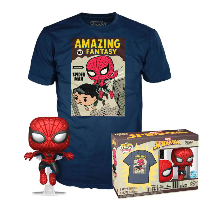 Marvel Spiderman Funko POP! & Tričko Box Komiksové vydanie termékfotó