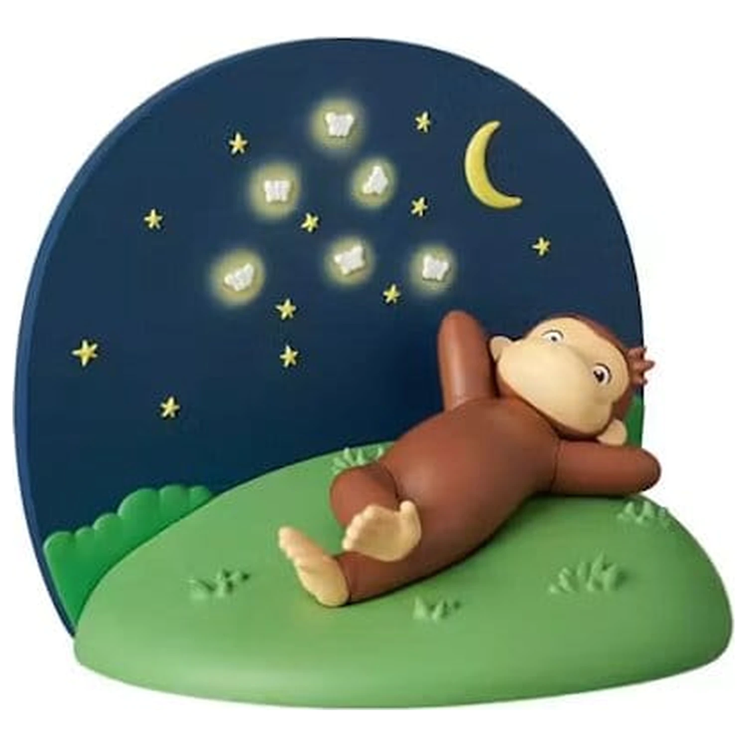 Curious George UDF Mini figúrka ležiaca rozložená 6 cm produktová fotografia