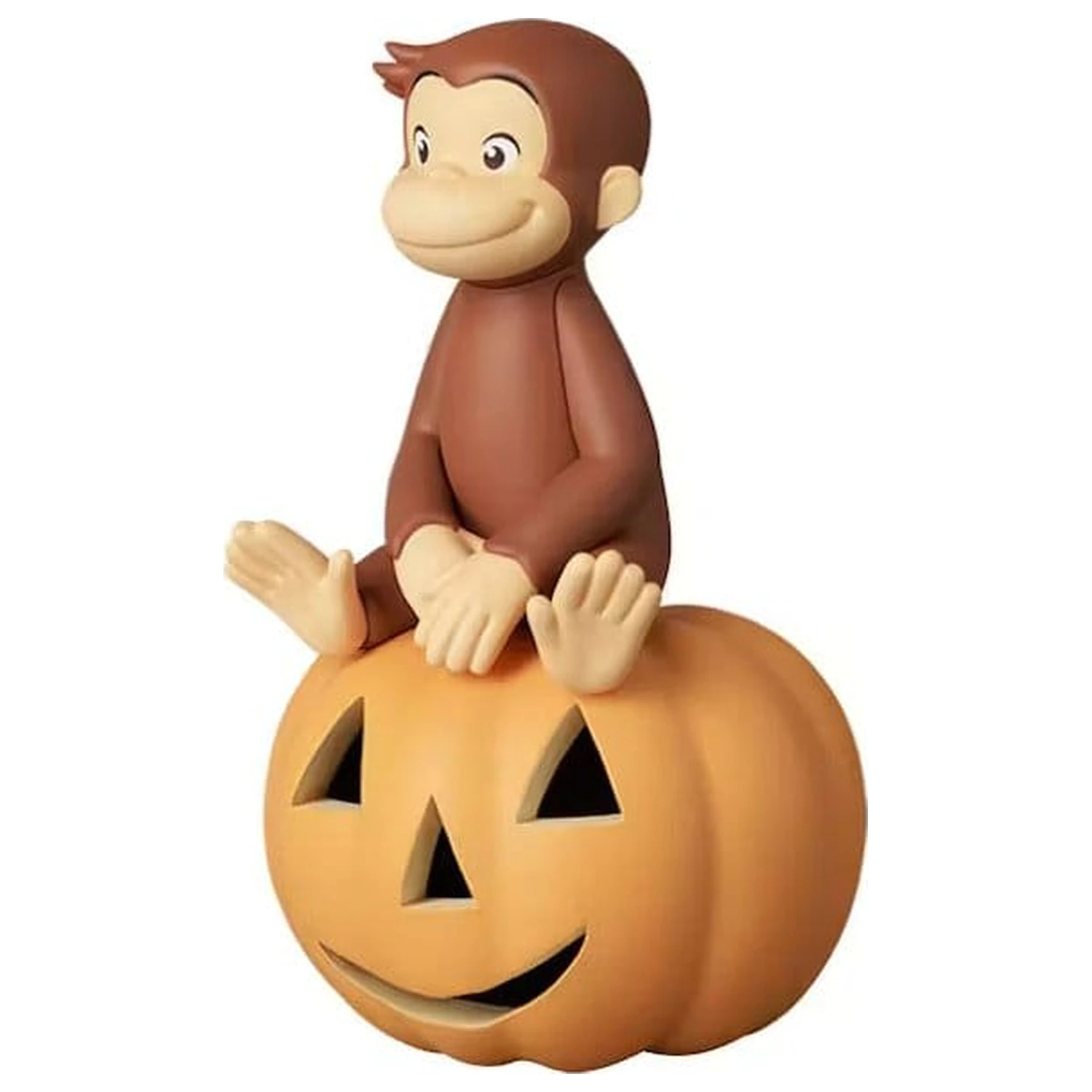 Curious George UDF mini figúrka s tekvicou 6 cm produktová fotografia