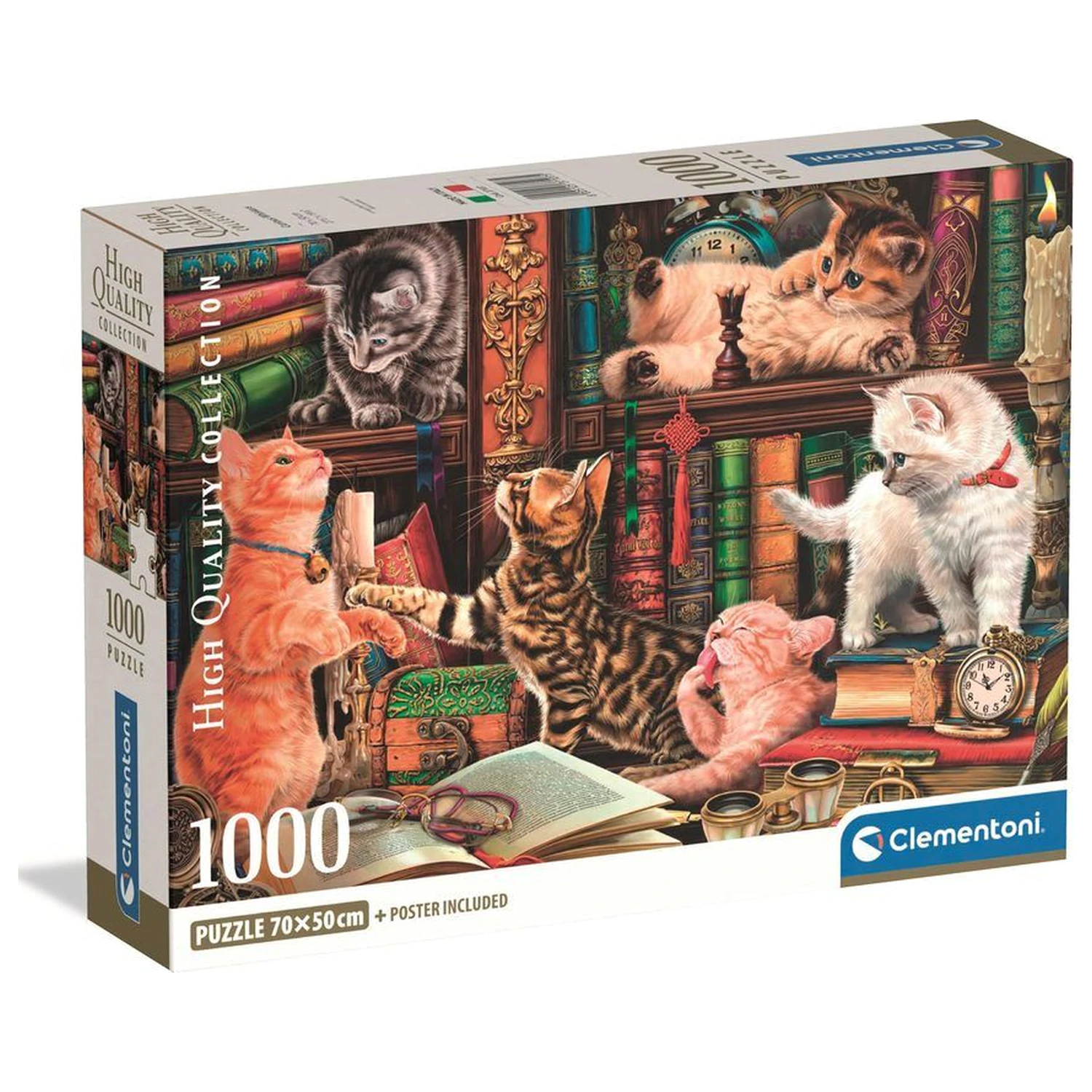 Curious Whiskers puzzle 1000 kusov produktová fotografia