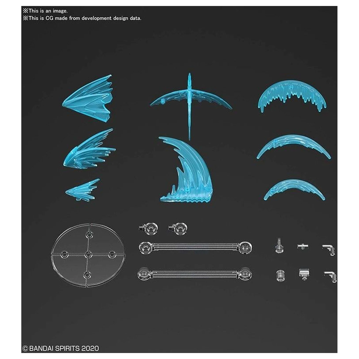 Doplnky Custom Effect (Slash Image) (modrá) Model Kit produktová fotografia