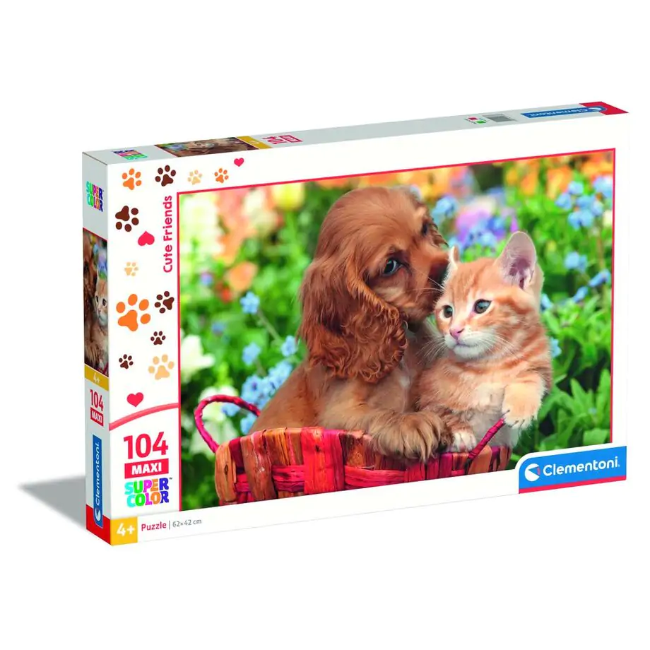 Roztomilí priatelia maxi puzzle 104 dielikov produktová fotografia