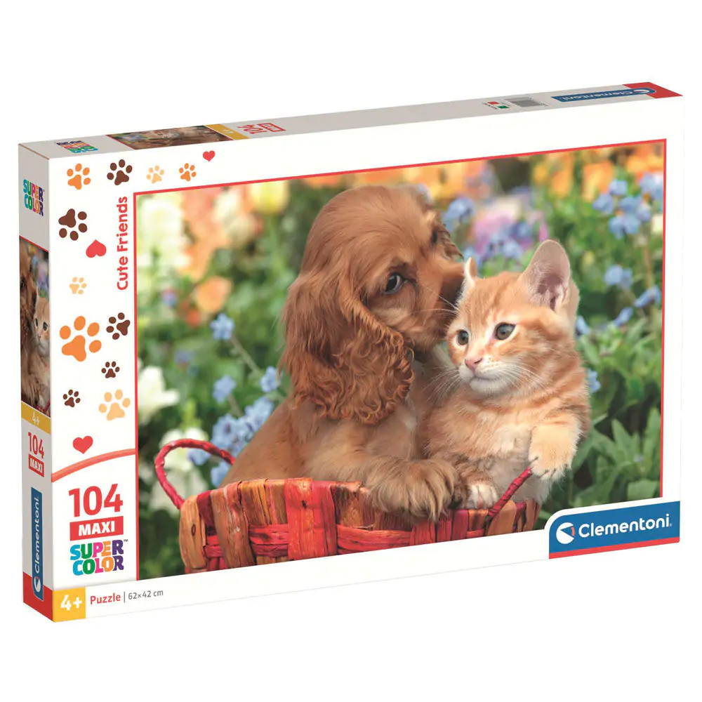 Roztomilí priatelia maxi puzzle 104 dielikov produktová fotografia