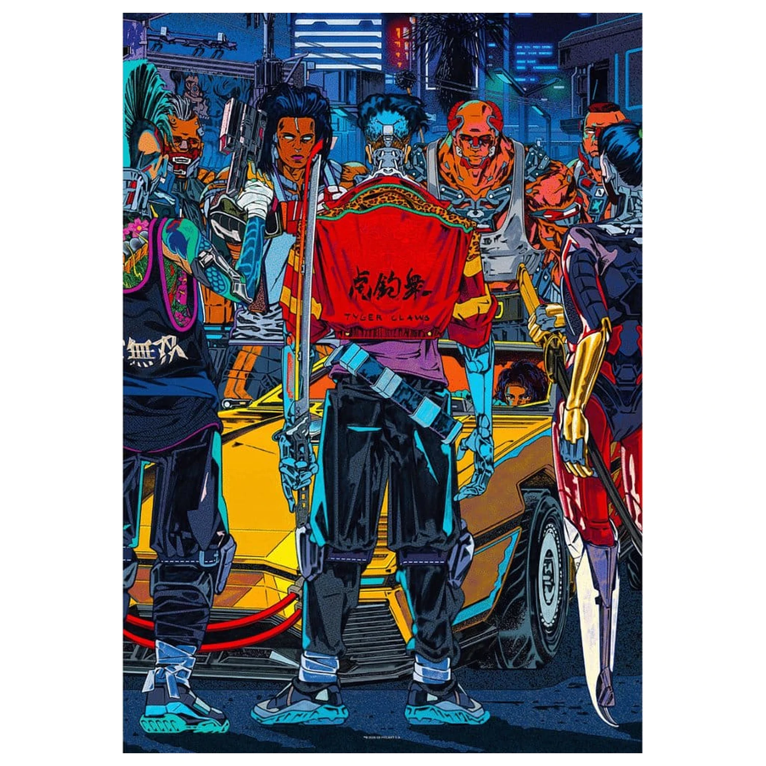 Cyberpunk 2077 Puzzle Kickdown (1000 kusov) produktová fotografia