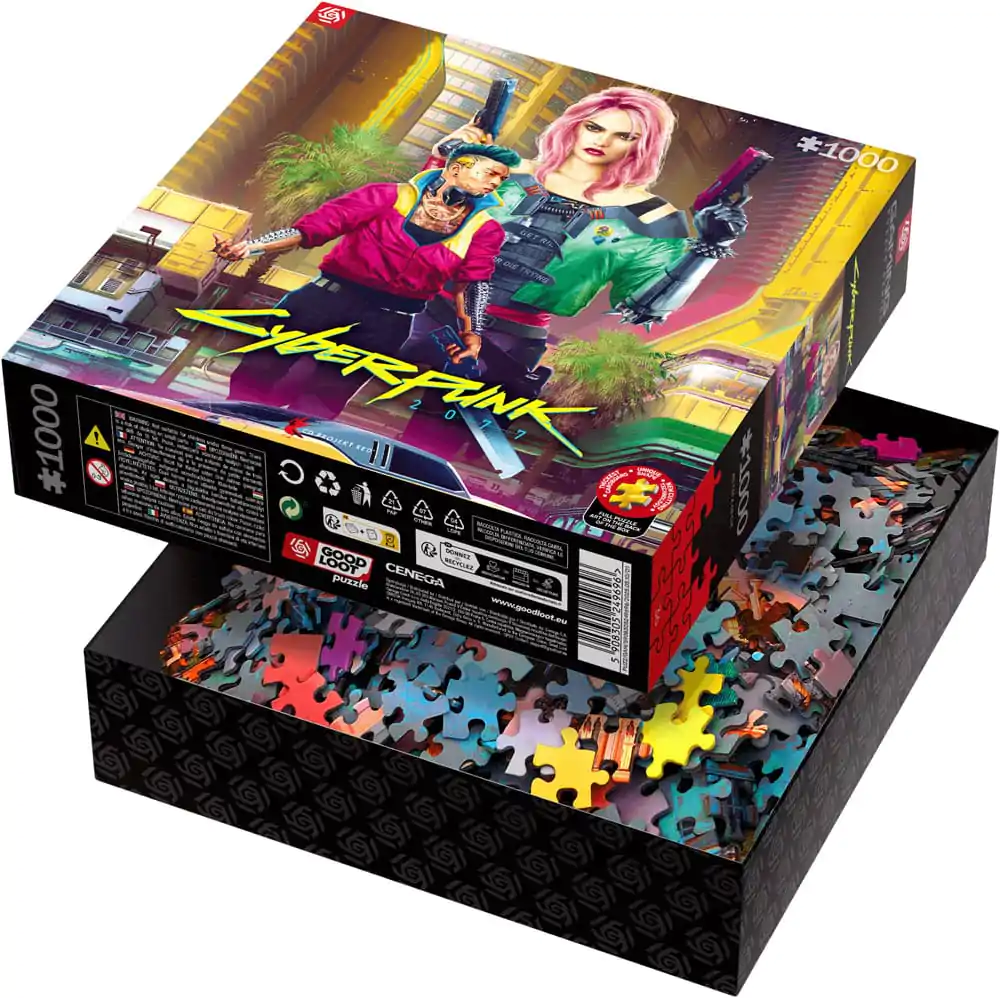 Cyberpunk 2077 Puzzle Kitsch Style (1000 dielikov) produktová fotografia