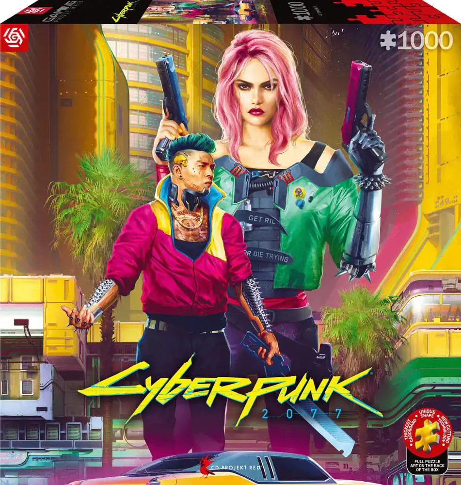 Cyberpunk 2077 Puzzle Kitsch Style (1000 dielikov) produktová fotografia