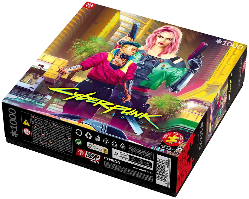 Cyberpunk 2077 Puzzle Kitsch Style (1000 dielikov) produktová fotografia