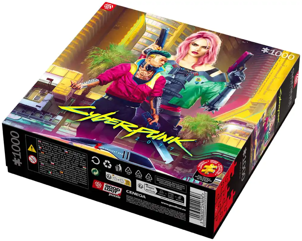 Cyberpunk 2077 Puzzle Kitsch Style (1000 dielikov) produktová fotografia