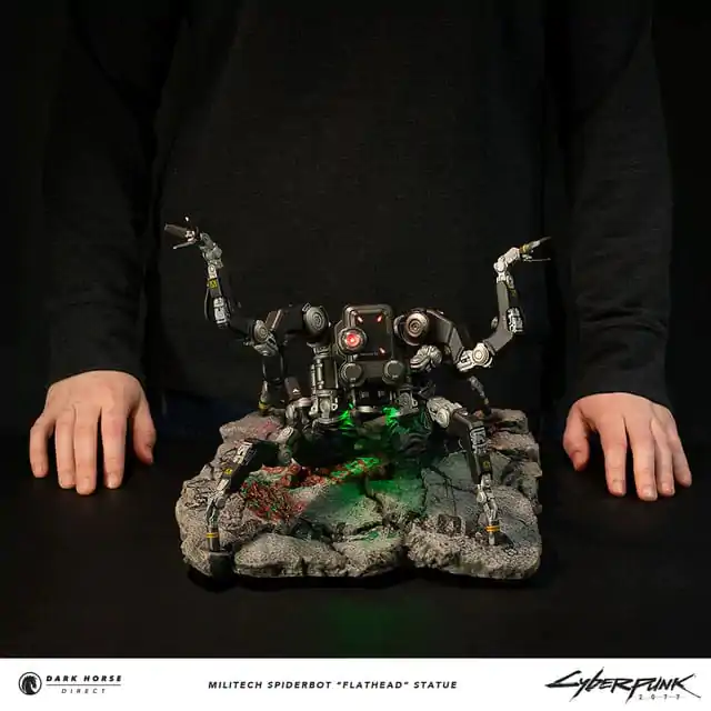 Cyberpunk 2077 Socha Militech Spiderbot "Flathead" 25 cm produktová fotografia
