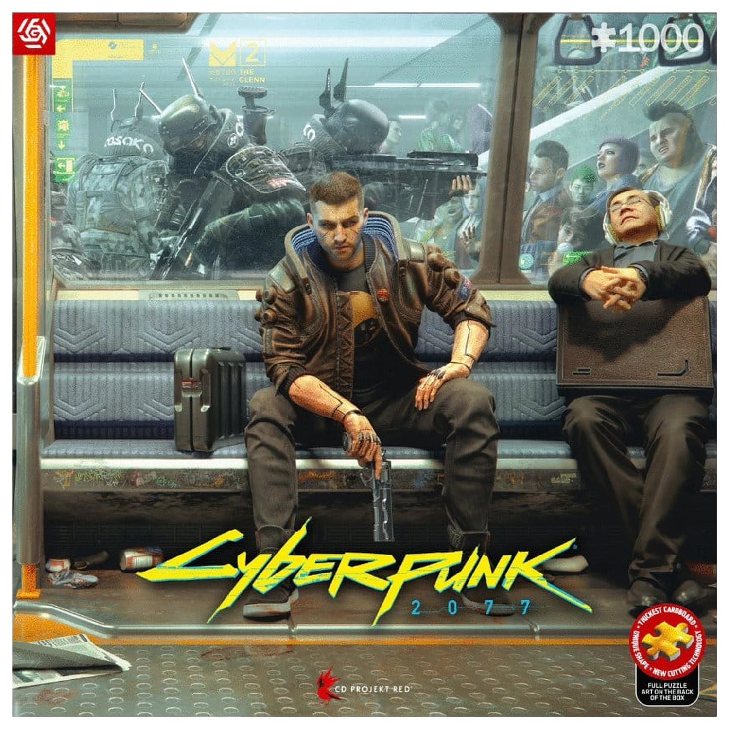 Cyberpunk 2077 Puzzle Metro (1000 kusov) produktová fotografia