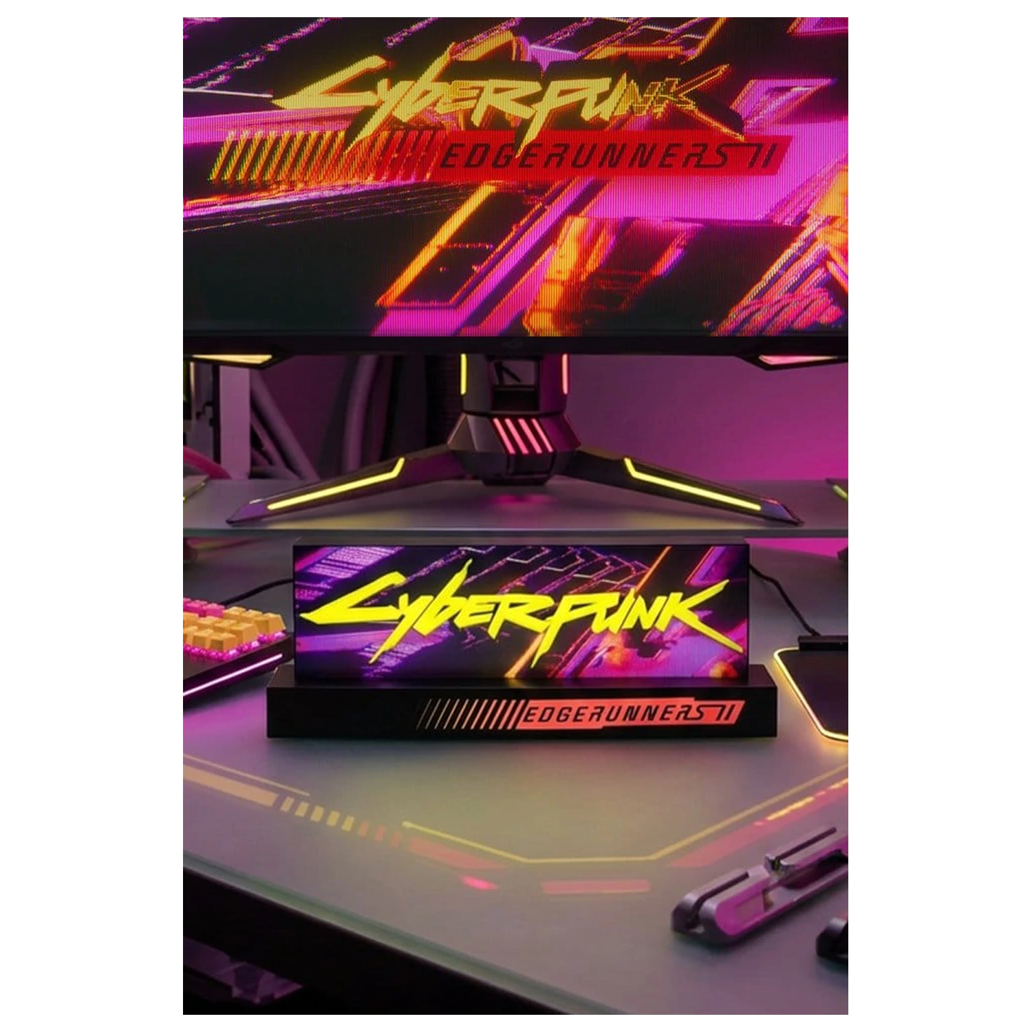 Cyberpunk: Edgerunners Logo Svetlo Edgerunner 2 produktová fotografia