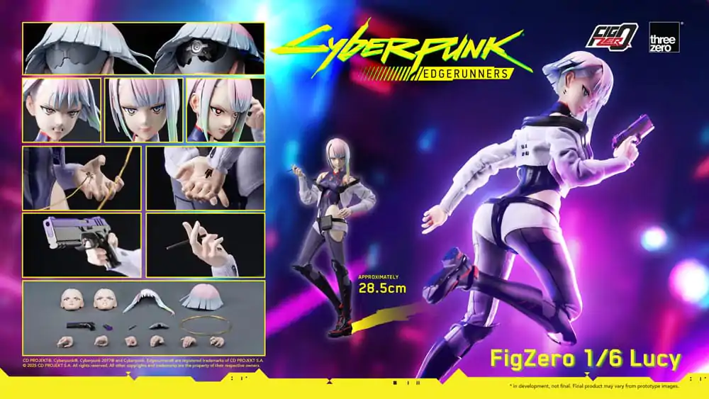 Cyberpunk: Edgerunners FigZero Akčná figúrka 1/6 Lucy 29 cm produktová fotografia