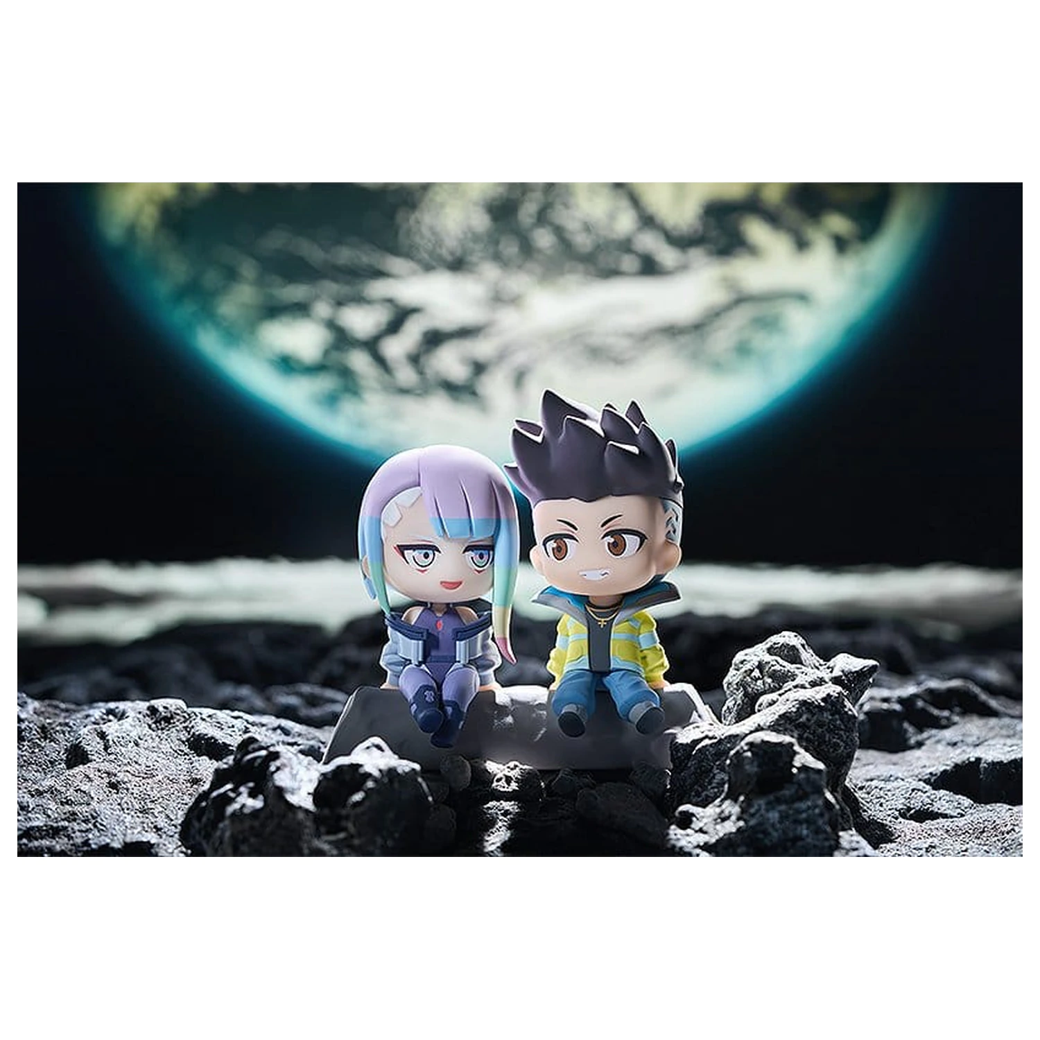 Cyberpunk: Edgerunners Qset+ PVC figúrky 2-balenie David & Lucy 8 cm produktová fotografia